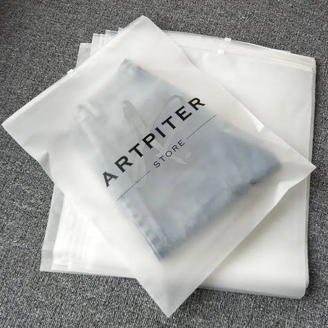 "100-500Pcs Custom Frosted Transparent Zip Lock Bags High Quality Plastic Bags Clothes Zip Bags for Poly Mailers Please notice : the sample in stock to check quality not printing your own logo .thank you . \"H \" menas width longer height ,\"V\" menas width shorter height the link just for one side one color logo printing ,pls notice We accept customzied ,just send logo will mock up digital proof for your reference. Contact me! Email:sales11@tendee.cn WhatsApp: +86 13120853718 ----------------Fast quotation---------------- Before offer the price. Get the quote simply by completing and submitting the form below: Product: zipper bags Measure: ?Height) x __?length) Order Quantity: ?pcs Design: ? Where to Shipping: ? (Country with postal code please) Material: PE/ PVC/ EVA/ TPU/OPP, environmen Clothing Bags Packaging, Zip Lock Packaging Design, Zipper Bag Design, Zip Lock Packaging, Plastic Bag Design, Bags For Small Business, Custom Shipping Boxes, Packing Bags, Zip Lock Bag