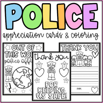 Police Law Enforcement Appreciation Day Cards Thank You Police Officer Printable, Sro Appreciation Day, Police Officer Appreciation Gifts, Ward Activity Ideas, Police Officer Crafts, Law Enforcement Appreciation Day, Police Officer Appreciation, Police Crafts, Law Enforcement Appreciation