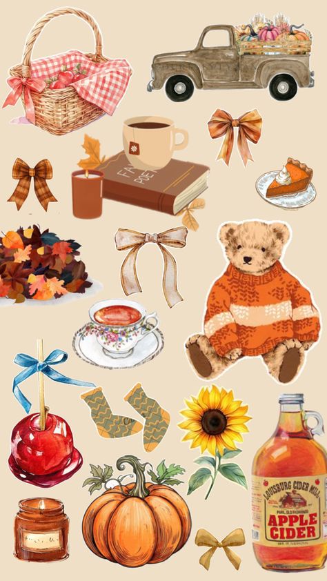 Fall wallpaper Cute Autumn Lockscreens, Thanksgiving Aesthetic Wallpaper Iphone, Fall Wallpaper Coquette, November Phone Wallpaper Aesthetic, Coffee Fall Wallpaper, Thanksgiving Vibes Aesthetic, Free Fall Wallpaper Iphone, Vintage Fall Backgrounds Iphone, Cozy Fall Wallpaper Iphone