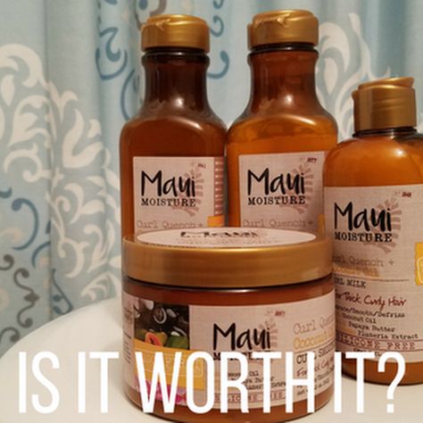 Maui Hair Products, Maui Hair, Product Review Video, Hot Comb, Maui Moisture, Natural Gel Nails, Hair Nutrition, Hair Supplies, Is It Worth It