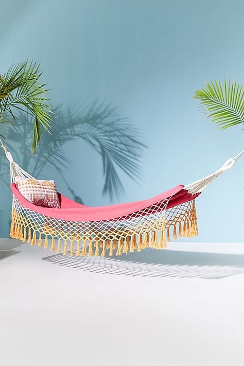 Canyon Fringe Hammock Hanging Lounge Chair, Sleek Decor, Macrame Hammock, Indoor Hammock, Indoor Swing, Outdoor Kitchen Appliances, Beach Inspo, Outdoor Hammock, 타이포그래피 포스터 디자인