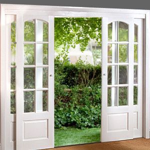 Pintu Interior, Sliding French Doors, Pelan Rumah, French Doors Exterior, French Doors Interior, Interior Barn Doors, Back Doors, Renovation Ideas, Patio Doors