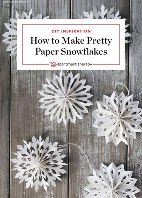 Nine ways to take paper snowflakes to the next level. #diysnowflakes #papersnowflakes #holidaydecorations #holidaydecor #garland  #snowflakepatterns Paper Winter Wonderland, Paper Snowflake Folding, Winter Wonderland Birthday Activities, Folded Paper Decorations, Folded Paper Snowflakes, Winter Wonderland Work Decorations, Winter Wonderland Office Decorations Diy, Snow Decor Diy Winter Wonderland, Snowflake Folding Pattern