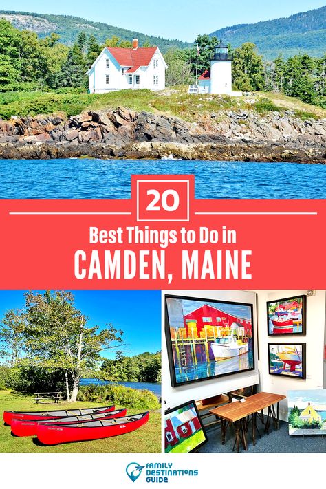 Things To Do In Camden Maine, Camden Maine Things To Do In, Camden Me, Lincolnville Maine, Maine In The Fall, Maine Road Trip, England Vacation, Maine Summer, Maine Trip