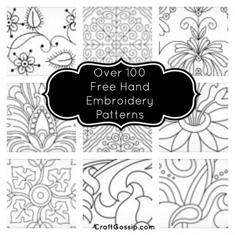 NeedleNThread have an amazing list of free Hand Embroidery Patterns. They have everything from borders to flowers. Some of my favorite ones are featured above. Have you used a chart from this round… Embroderie Patterns Free Thread & Yarn, Zen Embroidery Patterns, Traceable Embroidery Patterns, Redwork Embroidery Patterns Free, Free Embroidery Patterns Printables, Beginner Embroidery Patterns, Free Hand Embroidery Patterns, Beading Fabric, Free Hand Embroidery