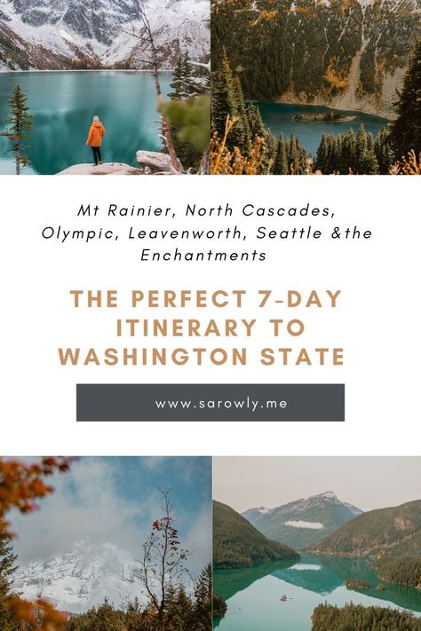 Seattle National Park Road Trip, Pnw National Park Road Trip, Washington National Parks Itinerary, Washington State Travel Itinerary, Eastern Washington Road Trip, Washington State Itinerary, Washington State National Parks, Pacific Northwest Road Trip Itinerary, Washington Coast Road Trip