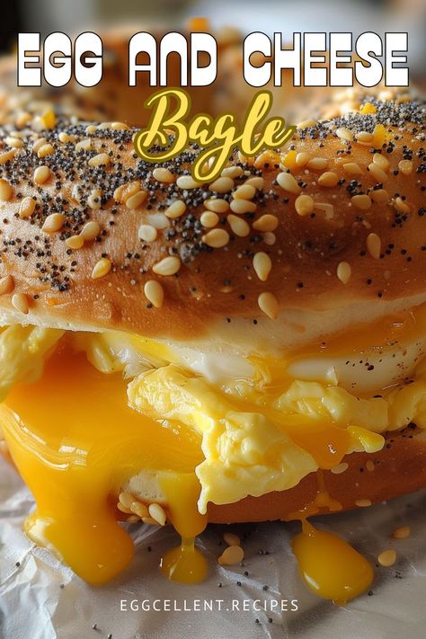 Start your day with a burst of flavor by indulging in a homemade Egg and Cheese Bagel. #Egg and Cheese Bagel #Egg and Cheese Bagel sandwich #Egg and Cheese Bagel recipe #egg and cheese bagel casserole #mcdonald’s steak egg and cheese bagel sandwich #bacon egg cheese bagel #cream cheese egg bagel #mcdonalds steak egg and cheese bagel copycat sauce #bagel bacon egg and cheese #bacon egg and cheese everything bagel #turkey bacon egg and cheese bagel Egg And Cheese Bagel Sandwich, Steak Egg And Cheese Bagel, Cheese Bagel Recipe, Bacon Egg And Cheese Bagel, Bagel Casserole, Cheese Bagel Sandwich, Egg And Cheese Bagel, Egg Breakfast Recipes Easy, Sandwich Egg