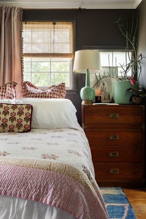 Old Hickory Village Renovation — ELLEN CLARK INTERIORS Cottage Bedroom, Beautiful Rooms, Bedroom Vintage, House Built, Bedroom Styles, My New Room, Apartment Therapy, New Room, Guest Bedroom