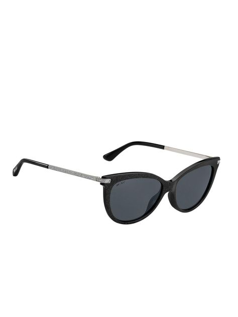 Jimmy choo axelle glitter arm small cateye sunglass material content: acetate