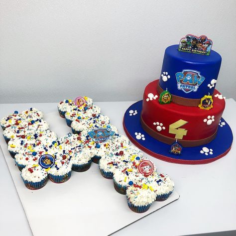 “Taste Your Imagination” on Instagram: “No job too big, no cakes too small! 🤪PAW PATROL 🐾 🐶 Perfect duo for a Paw Patrol birthday! TAG someone who would love this cake! • • •…”