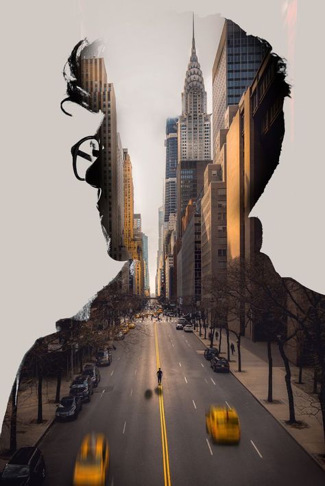 Dual exposure | Photoshop #photoshop #dualexposure Collage Photoshop Ideas, Dual Exposure, Drawings Collage, Double Exposure Photoshop, Double Exposure Art, Double Exposure Photo, Deaf Awareness, Heart Doctor, Personal Investigation