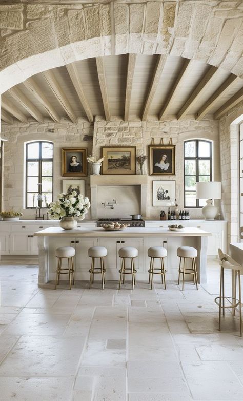 10 Must-Haves for the Perfect French Country Kitchen Design - NP Modern French Farmhouse Style, Large Kitchen Sink Ideas, Modern French Country Cottage, French Country House Kitchen, French Renovation, French Country House Interior, French Cottage Interior, Rustic French Cottage, Modern French Country Kitchen