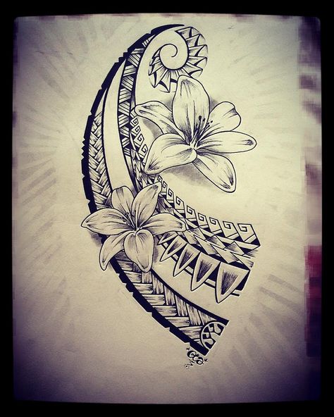 #artist #artisttattoo #tattooartist #tattooart #art #polynesian #polynesiantattoo #tribal #tribaltattoo #draw #flowers #lys #tattoo… Polynesian Tattoos Women Meaning, Islander Patterns, Islander Tattoos, Tattoos Polynesian, Letter Tattoos, Lettering Tattoos, Polynesian Tattoos Women, Cook Island, Polynesian Tattoos