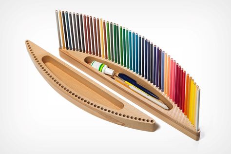 Pencils Holder, Colored Pencil Holder, Wood Pencil Holder, Painter Gifts, Beginner Artist, Scissors Design, Pencil Organizer, Pen Stand, Wooden Pencil