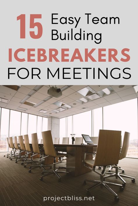 Team Building Activities For Coworkers Games Ice Breakers, Ice Breaker Work Meeting, Supervisor Team Building, Professional Ice Breakers, Meeting Activities Team Building, Icebreaker Ideas For Meetings, Team Building Activities For Managers, Coworker Icebreakers, Meeting Ideas Business Fun