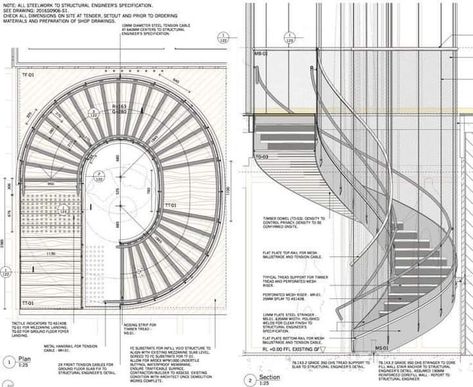 Different Staircase Designs, Architectural Stairs Design, Circular Staircase Plan, Circular Stairs Plan, Circular Stairs Design, Stairs Plan Architecture, Spiral Stairs Plan, Staircase Design Plan, Spiral Stairs Architecture