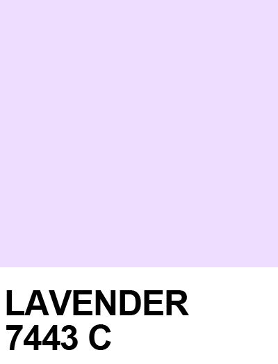 LAVENDER: #EFDDFF 7443 C The Color Lavender, Lavender Color, Lavender, Black And White, Purple, White, Black, Color