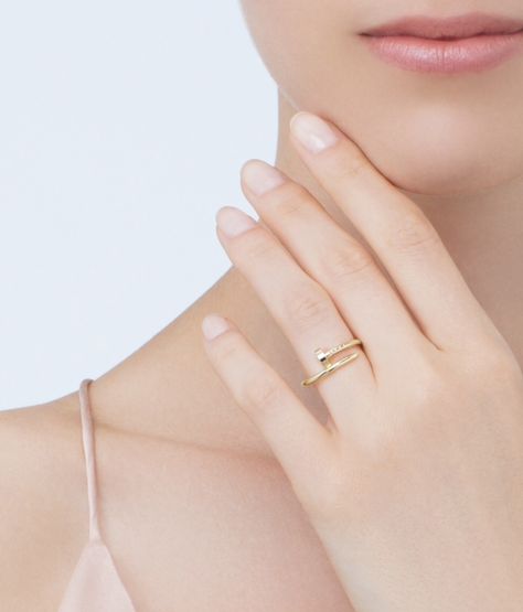 Cartier Juste un Clou Just En Clue Cartier Ring, Cartier Un Clou Ring, Juste En Clou Ring, Just En Clou Ring, Cartier Nail Ring, Cartier Juste Un Clou Ring, Capsule Jewelry, Juste Un Clou Ring, Cartier Juste Un Clou