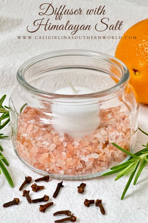 Pinterest Pin for DIY Diffusers with Himalayan Salt. Diy Diffuser, Diffusing Essential Oils, Smelling Salts, Cleaning Your Ears, Easy Diys, Himalayan Salt Lamp, Citrus Oil, Salt Lamp, Himalayan Salt