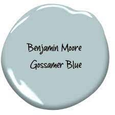 Benjamin-Moore-Gossamer-Blue-1 - Interiors By Color Benjamin Moore Iceberg, Valspar Blue, Popular Wall Colors, Light Blue Paint Colors, Light Blue Paint, Gossamer Blue, Light Blue Paints, Shades Of Light Blue, Kitchen Wall Colors