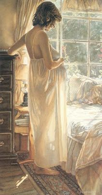 The Watercolour Log: Watercolour Paintings 51 Steve Hanks, Era Victoria, Weight Of The World, Mother Art, Watercolor Artists, Watercolor Artist, The Window, American Artists, Artist Art