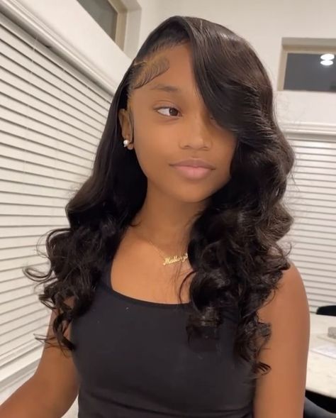 Freshman Outfits, Sleek Ponytail Hairstyles, Frontal Wig Hairstyles, Sew In Hairstyles, Birthday Hairstyles, Quick Weave Hairstyles, Hoco Hairstyles, Quick Braided Hairstyles, Dance Hairstyles