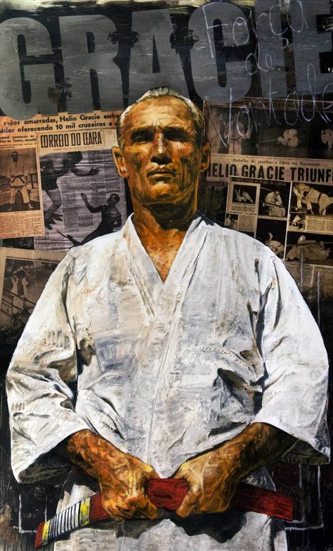 HELIO GRACIE — STEPHEN HOLLAND STUDIOS Brazilian Jiu Jitsu Wallpapers, Bjj Jiu Jitsu Wallpaper, Wallpaper Jiu-jitsu, Jiu Jitsu Wallpaper, Gracie Bjj, Bjj Wallpaper, Dojo Design, Gracie Jiu Jitsu, Bjj Memes