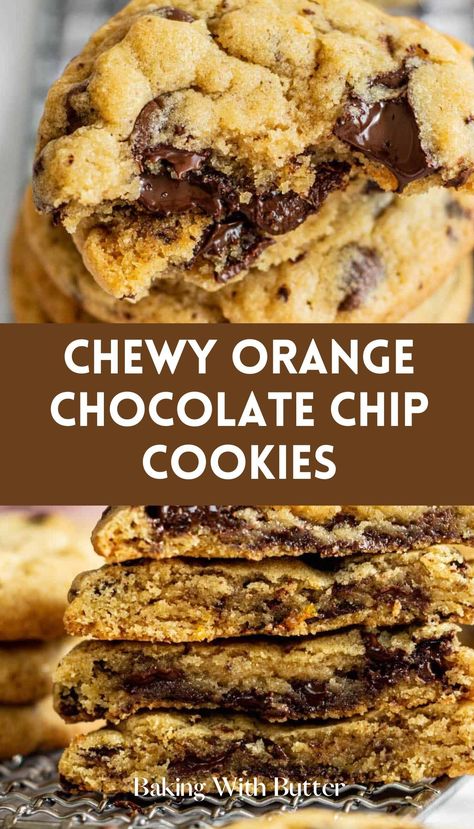 Orange Chocolate Cookies Recipes, Orange Dark Chocolate Cookies, Terrys Chocolate Orange Cookies, Chocolate Orange Cookies Recipes, Chocolate And Orange Cookies, Chocolate Chip Orange Cookies, Orange Chocolate Chip Cookies, Orange Chocolate Cookies, Orange Cookies Recipes