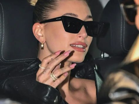 Saint Laurent Accessories, Hailey Bieber, Cat Eye Sunglasses, Cat Eye, Saint Laurent, Sunglasses, Black, Color