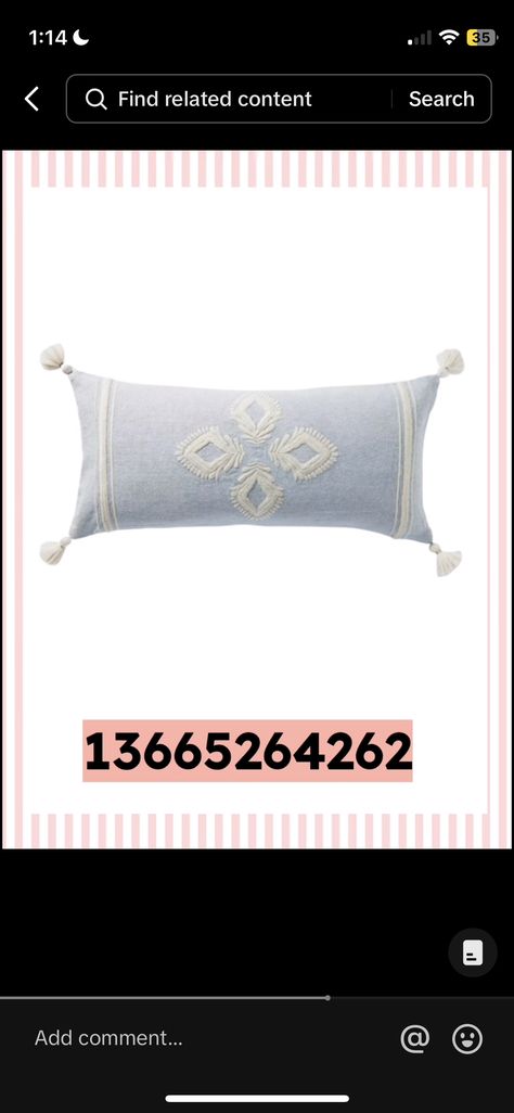 Bloxburg Pillow Decals, Pillow Decals, Bloxburg Town, Headboard Decal, Roblox Decals, Decals Codes, House Decorating Ideas Apartments, Bloxburg Codes, Bloxburg Decals Codes