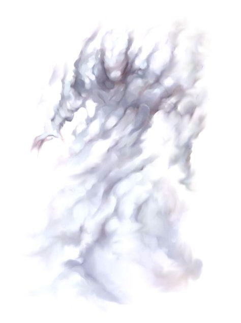 Invisible Stalker - Pathfinder PFRPG DND D&D 3.5 5E 5th ed d20 fantasy Ghost Dnd 5e, Air Elemental Dnd, Air Elemental Art, Snow Elemental, Cloud Elemental, Air Creature, Air Monster, Elemental Art, Arte Madi