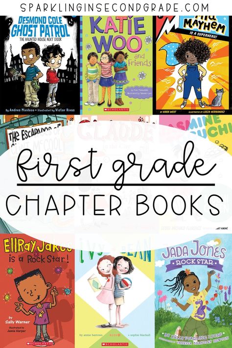 1st Grade Chapter Books, Beginning Chapter Books, Books For Second Graders, Books For 1st Graders, Books For First Graders, Easy Chapter Books, Reading Inspiration, Elementary Library, Reluctant Readers