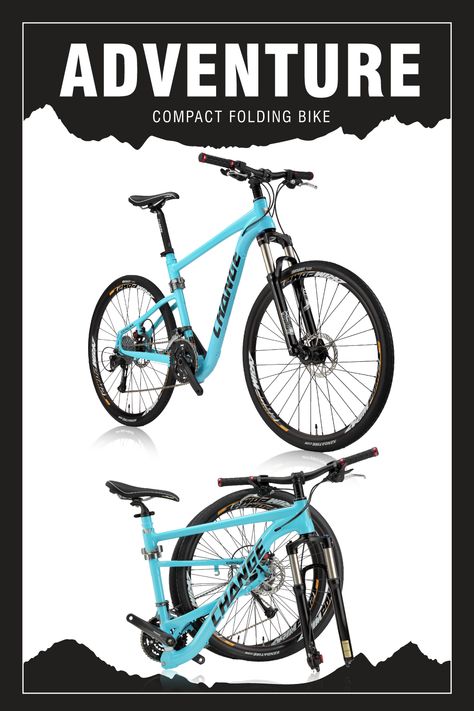 Changebike's DF-809: Ingeniously engineered for comfort and portability. Effortlessly foldable, delivering convenience without sacrificing performance. Folding Mountain Bike, Cycling Adventures, Folding Bike, Folded Up, Mountain Bike, Mountain Biking, Taiwan, Cycling, Bike