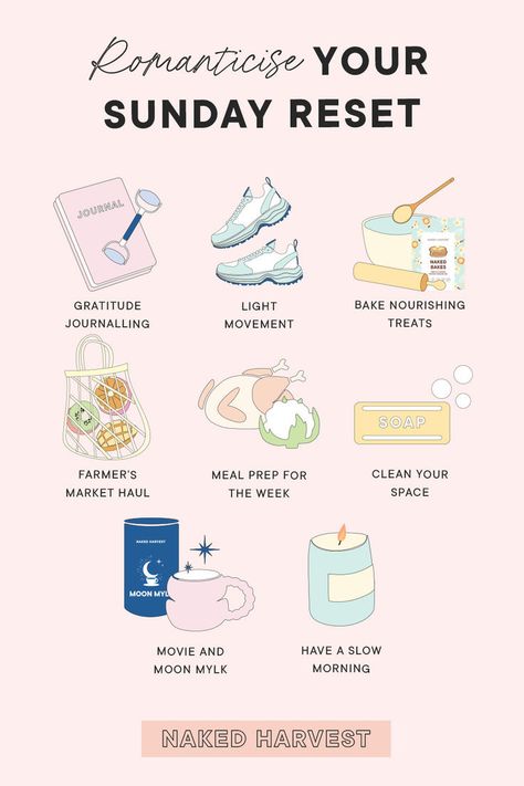 Get ready to start the new week with productivity and intention with our Sunday reset tips 💖 #selfcare #routine #sunday #reset #lifestyle #wellness #selflove #healthy Sunday Reset Routine, Productive Sunday, Natural Pre Workout, Mindful Activities, Reset Routine, Selfcare Routine, Slow Sunday, Sunday Reset, Sunday Routine