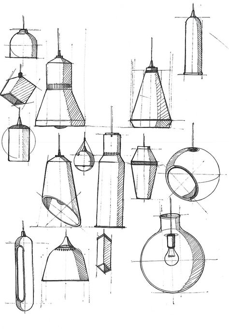 LAMPY, oświetlenie, lamps, light - 3D Warehouse Furniture Sketch, Furniture Design Sketches, Desain Furnitur Modern, Interior Design Drawings, Interior Design Sketches, 흑백 그림, Interior Sketch, Industrial Design Sketch, Production Design