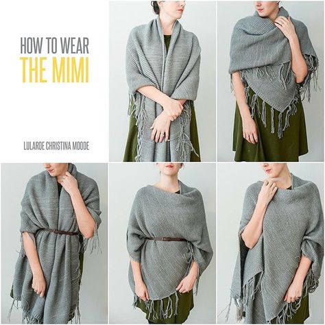 The LuLaRoe Mimi is a super versatile piece. It can be worn in many different ways including as a shawl, poncho, wrap, scarf, and any other way you like! Here are a couple different ways you can wear it! For more styling tips check out @lularoechristinamoodie on instagram or LuLaRoe Christina Moodie Shop on Facebook Tie Shawl, Wraps Ideas, Scarf Cardigan, Wear A Scarf, Poncho Wrap, Ways To Wear A Scarf, How To Wear A Scarf, Scarf Outfit, Hippy Chic