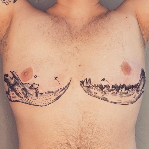 Meadowlark Tattoo, Mastectomy Tattoo, Top Surgery, Funky Tattoos, Scar Tattoo, Bone Tattoos, Sick Tattoo, Cute Little Tattoos, 1 Tattoo