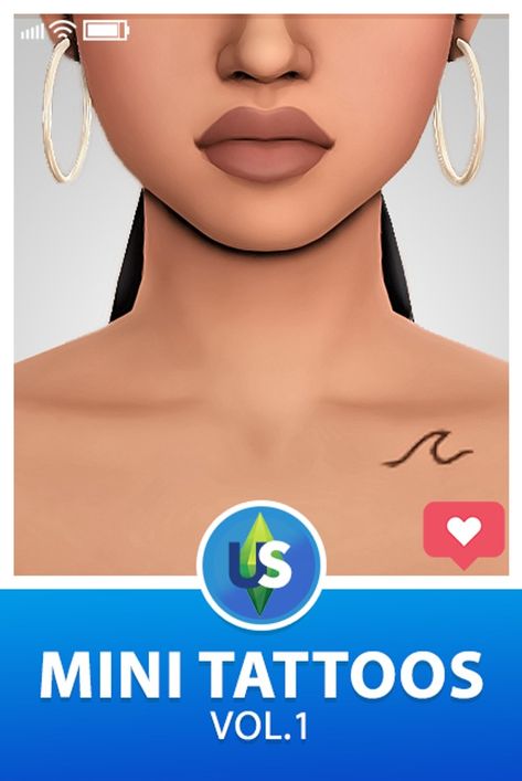 MINI TATTOOS VOL.1 | URBAN | Patreon Sims 4 Cc Tattoos Female, The Sims 4 Cc Tattoos, Tramp Stamp Tattoos, Sims 4 Tattoos, Small Heart Tattoos, The Sims 4 Skin, 4 Tattoo, Tramp Stamp, Sims 4 Cc