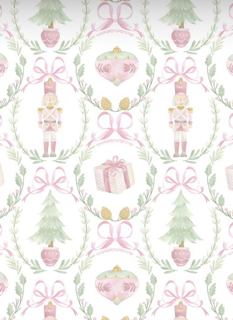 Xmas Preppy Wallpaper, Simple Christmas Computer Wallpaper, Pink Nutcracker Christmas Wallpaper, Best Friend Christmas Wallpaper, Pink Christmas Asthetics, Coquette Christmas Background, Princess Christmas Aesthetic, Christmas Backgrounds Wallpapers Laptop, Pink Gingerbread House Wallpaper