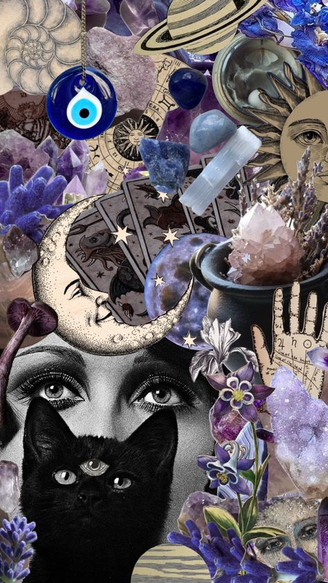 Witch Wallpaper, Astrology Tarot, Nature Vintage, Goth Wallpaper, Cocoppa Wallpaper, Witchy Wallpaper, Trippy Wallpaper, Vintage Witch, Magic Aesthetic