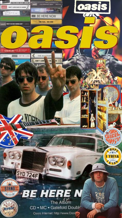 Brit Pop Wallpaper, Brit Pop Aesthetic, Oasis Aesthetic Wallpaper, Britpop Wallpaper, Oasis Wallpaper Iphone, 2000 Music Aesthetic, Oasis Pfp, Indie Pop Aesthetic, Oasis Aesthetic