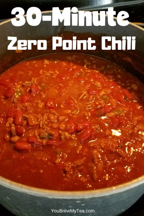 Zero Point Turkey Chili, Ww Chili Recipe, Simple Turkey Chili Recipe, Zero Point Chili, Ww Chili, Simple Turkey Chili, Chile Beans, Turkey Chili Recipe Easy, Weight Watchers Chili