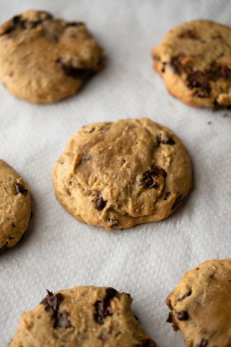 Cookies vegan à la banane Cookies Banane, Cookies Vegan, Vegan Cookies, Fondant