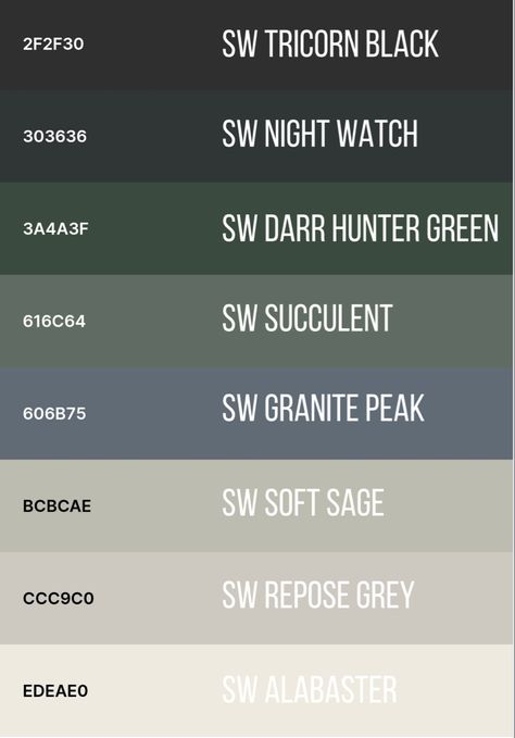 Green And Grey Color Scheme Kitchens, Neutral Dark Green Paint Colors, Green Blue And Beige Color Palette, Black Grey Blue Green Color Palette, Slate Blue And Grey Color Palette, Bluestone Color Palette, Forest House Color Palette, Earl Grey Color Palette, Sage Blue Grey Color Palette