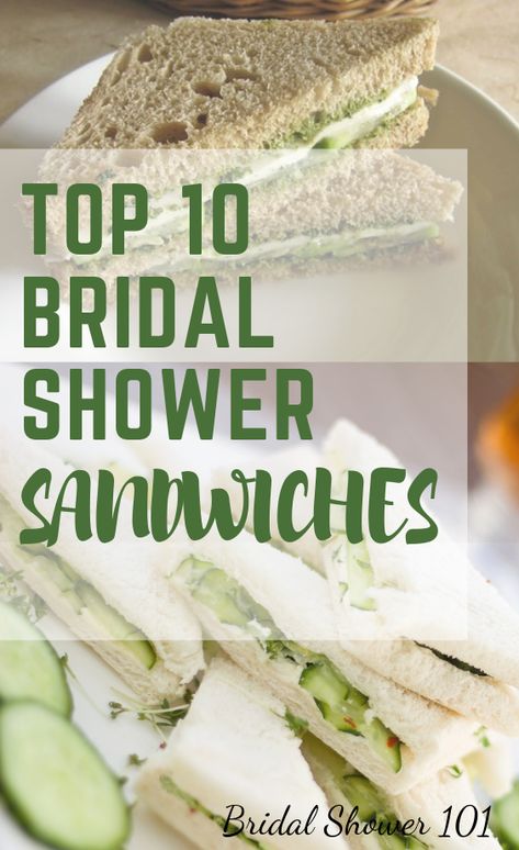 In this blog post, we will review the top sandwich choices to have at your bridal shower. Choose carefully because you and your guests will love these! Fancy Party Sandwiches, Bridal Shower Target, Wedding Shower Sandwich Ideas, Monogram Bridal Shower Ideas, Food For A Bridal Shower Lunch, Wedding Shower Sandwiches, Post Wedding Shower Ideas, Bridal Shower Decor At Home, Bridal Shower Menus Food Ideas