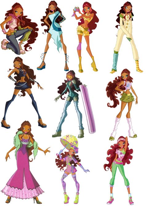 Aisha Winks Club, Winx Club Outfits Aisha, Winx Aisha Outfits, Wind Club Outfits, Aisha Winx Club Outfit, Winx Club Bloom Outfits, Aisha Outfits, Winx Club Layla, Winx Club Outfits