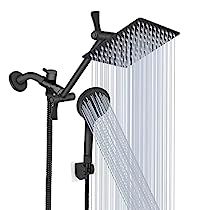 Amazing Showers, High Pressure Shower Head, Dual Shower Heads, Shower Holder, Boys Bathroom, Rainfall Shower Head, Black Shower, Handheld Shower Head, Rainfall Shower