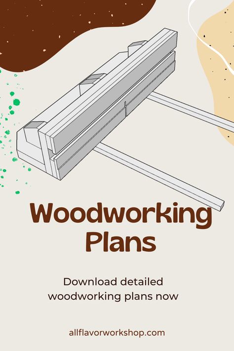 Need new tools for your workshop? Download these woodworking plans and build them yourself! From jigs to outdoor furniture, we’ve got step-by-step guides for every level of woodworker. Get inspired and start your next project today—what will you build? #WoodworkingTools #DIYWorkshop Free Woodworking Plans Pdf, Diy Woodworking Jigs, Small Woodworking Shop Ideas, Woodwork Bench, Shop Hacks, Printable Woodworking Plans, Crosscut Sled, Woodwork Tools, Downloadable Woodworking Plans