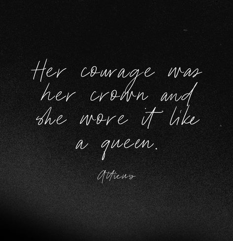 24.4k Likes, 127 Comments - ATTICUS (@atticuspoetry) on Instagram: “"She was powerful not because she wasn’t scared but because she went on so strongly despite the…” Royalty Quotes, Hera Couture, Literature Quotes, International Women’s Day, Tumblr Quotes, Atticus, Queen Quotes, Woman’s Day, Designer Wedding