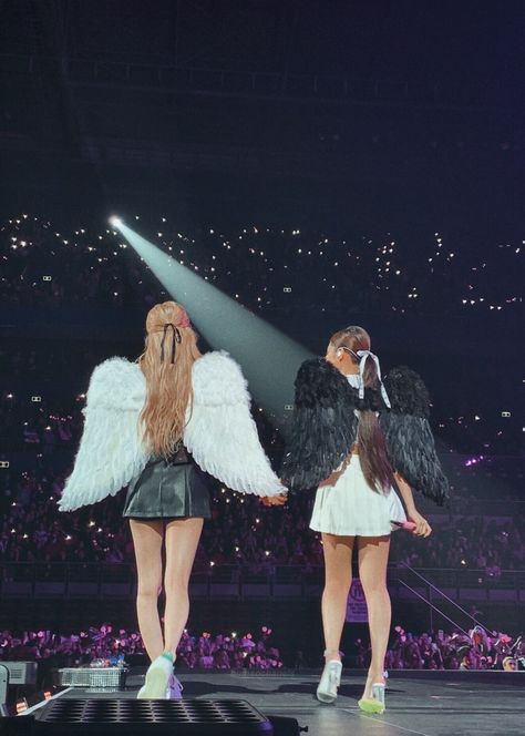 kia on Twitter: "jennie and rosé as angels 👼… " Angel, Concert, On Twitter, Twitter